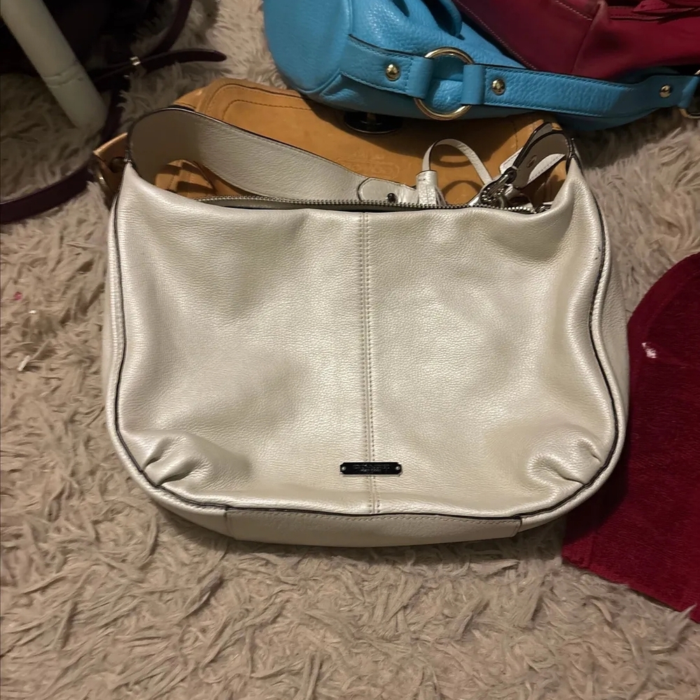Coach Off-White Leather Hobo Bag - Picture 5 of 5